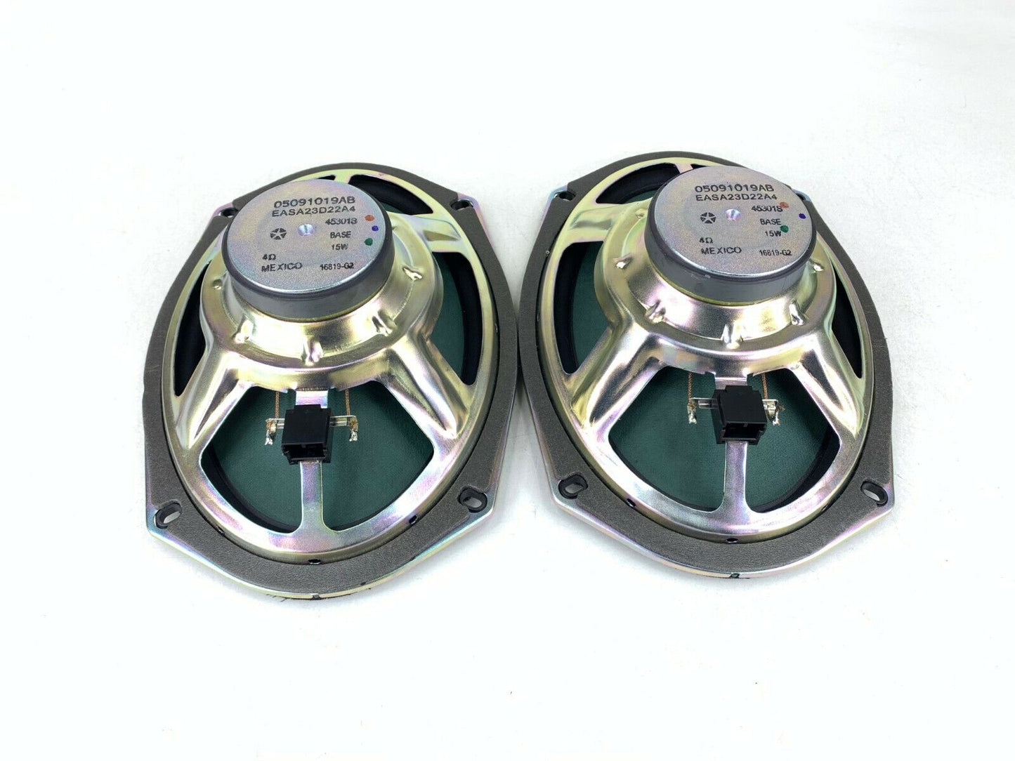 Pair Dodge Ram 1500 2500 3500 4500 5500 Front Door 6in Speaker Mopar 5091019AB