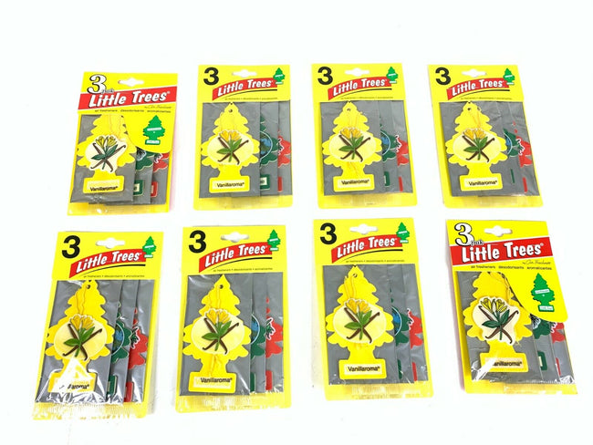 Lot of 13 Little Trees Car Air Fresheners - Tree Shaped Assorted Scents
