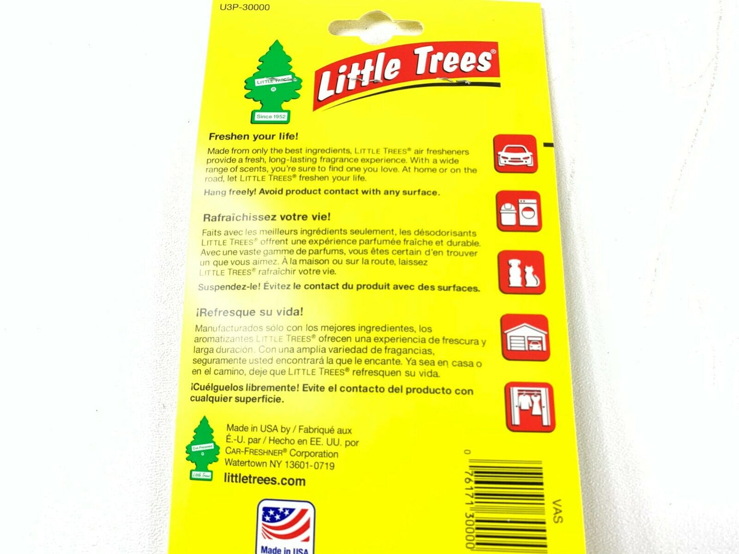 Lot of 13 Little Trees Car Air Fresheners - Tree Shaped Assorted Scents