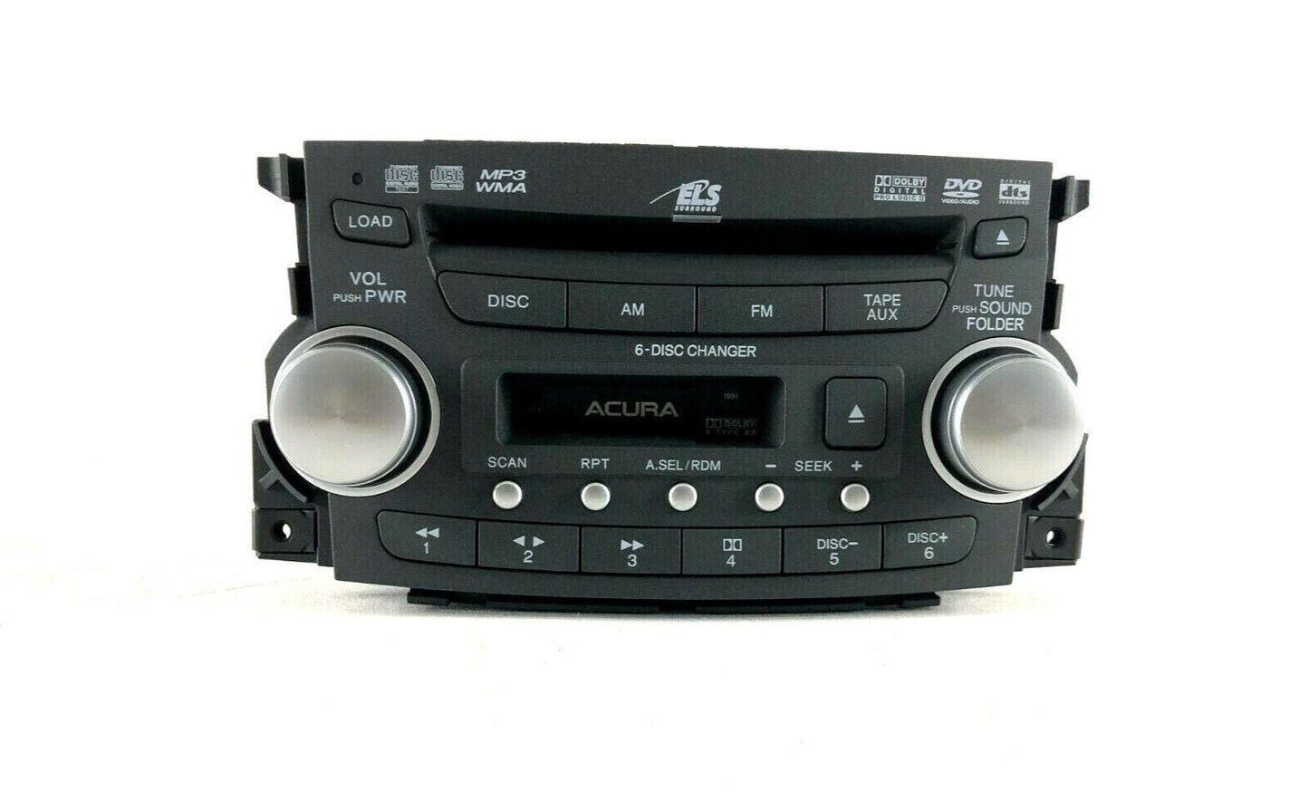 Acura Tuner Radio CD MP3 6 CD Disc AM FM DOLBY NH525L OEM 39100-SEP-H11ZA