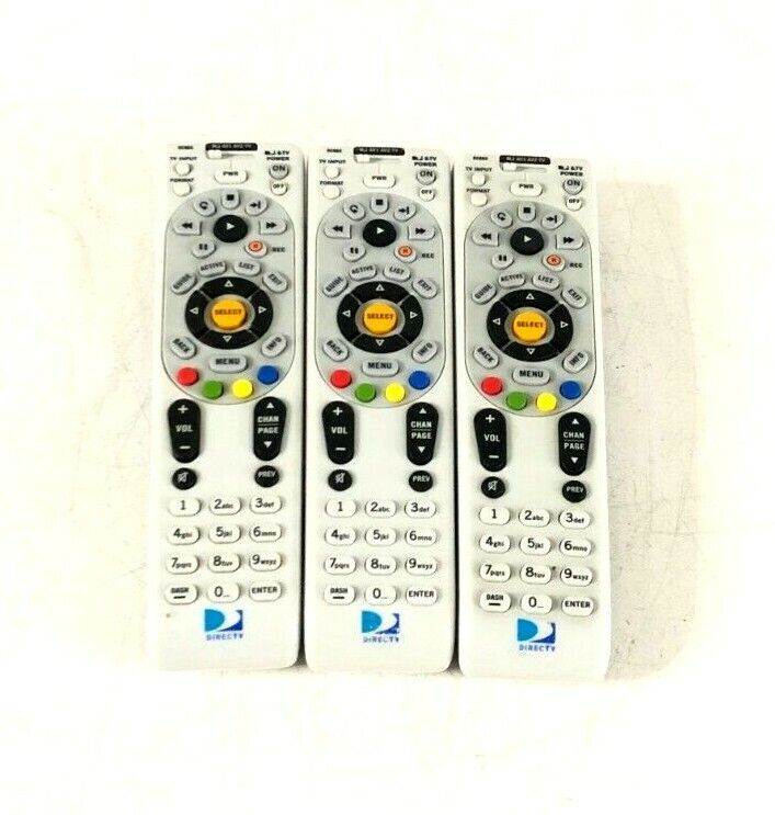 Lot of 3 Direct TV DIRECTV Remote Control RC66X