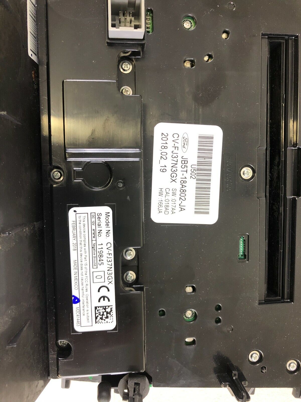 2018 OEM Ford Explorer  JB5T-18A802-JA AC Heat Control Panel