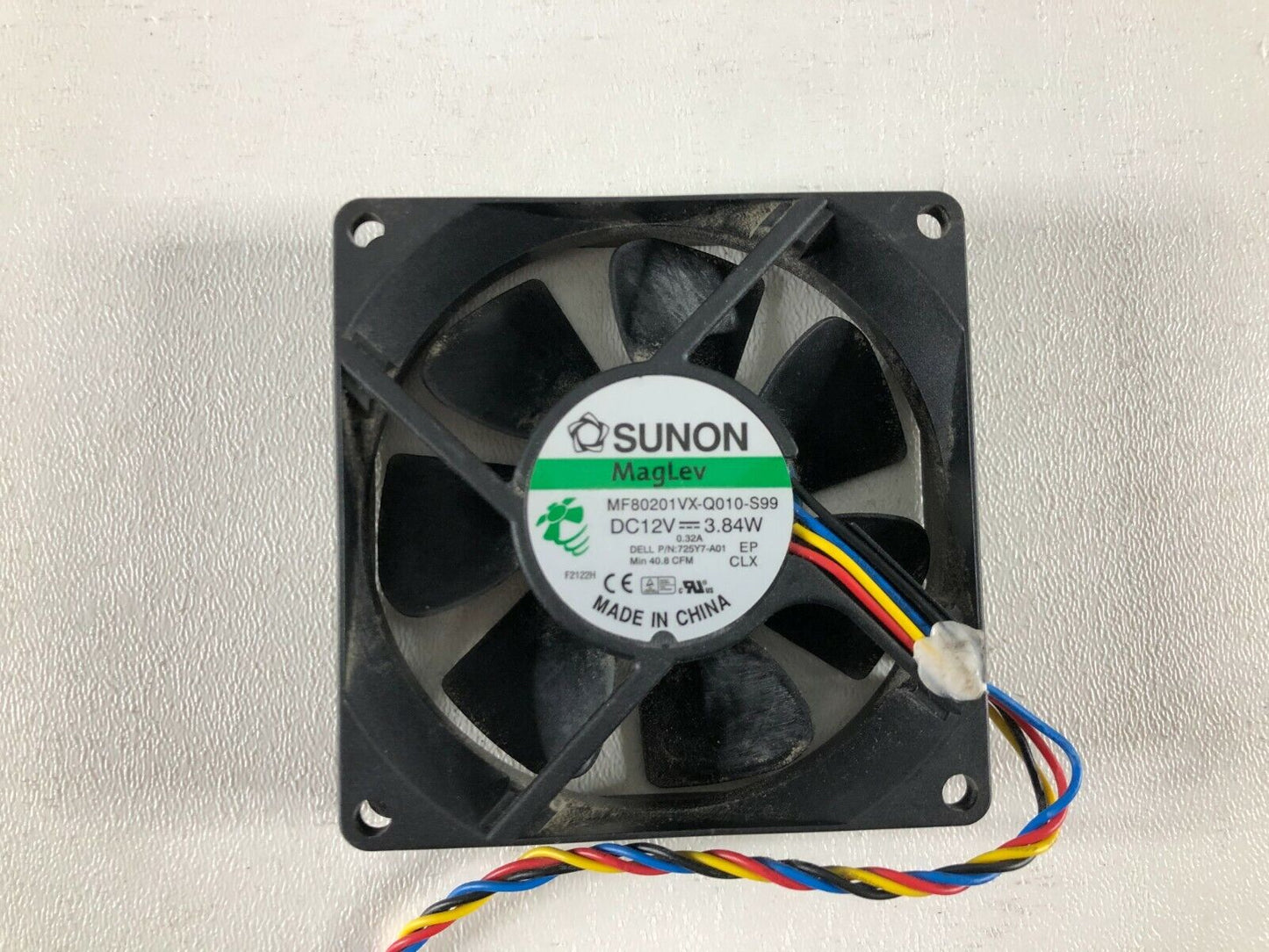 Lot of 4 Sunon MF80201VX-Q060-S99  Silent Quiet Axial Cooling Fan