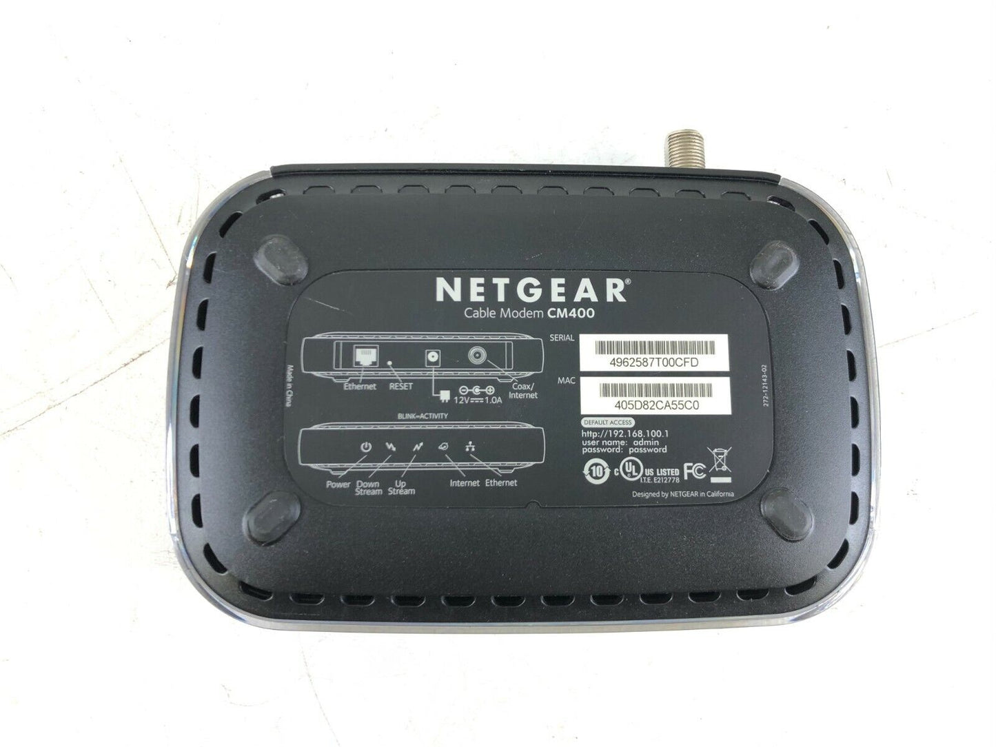 Lot of 3 Netgear CM400 Cable Modem