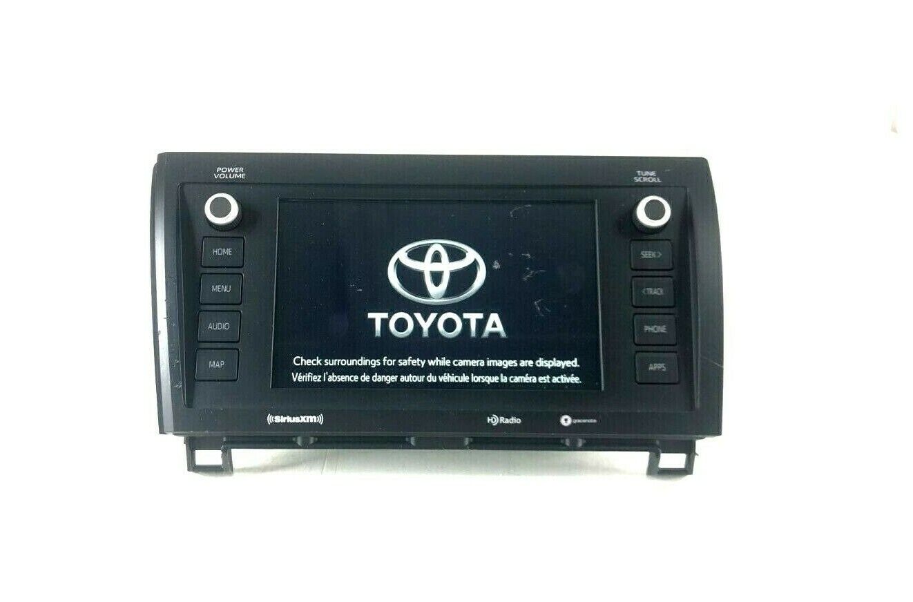 2020-2021 Toyota Sequoia NON JBL  radio ENTUNE PREMIUM 3.0 GPS Navigation HD XM