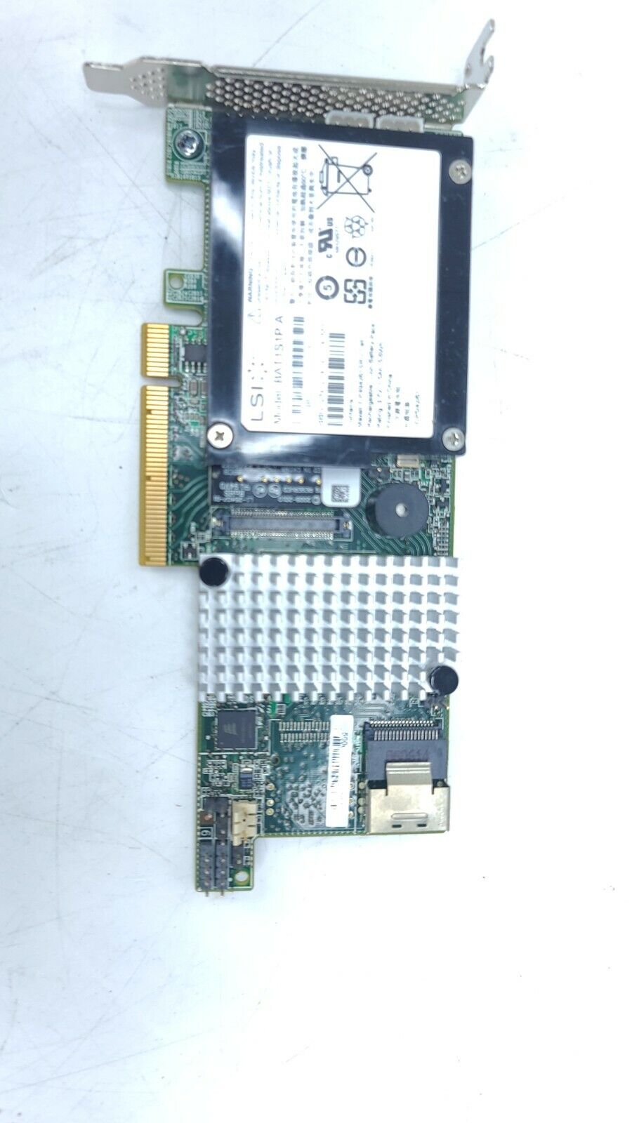 LSI MR SAS 9271-4i 6Gb/s PCI-E 3.0 RAID CONTROLLER  L3-25413-07 W/ BATTERY NICE!