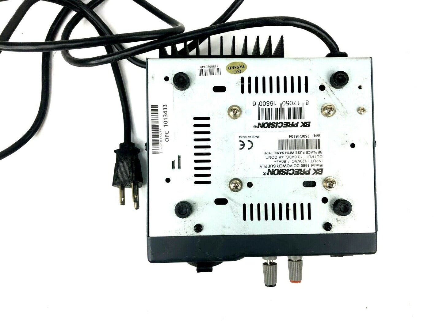 BK PRECISION DC Power Supply Model 1680 120VAC 60Hz 2A