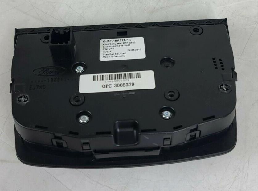 2017-2019 Ford Escape Radio and Display Control Panel Part Number GJ5T-18K811-FA