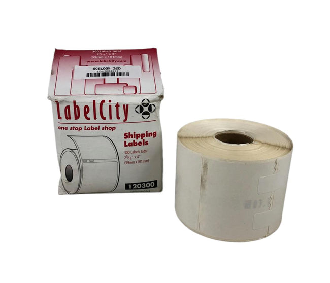 Lablecity 120300 shipping label 300 Labels Total 2 5/16" x 4" 120300
