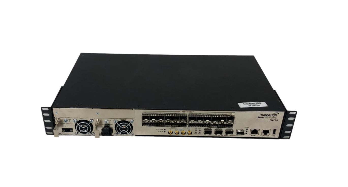 Transition Networks S4224 00/1000Mbps SFP 10G SFP+ IEEE 1588v2 241Port