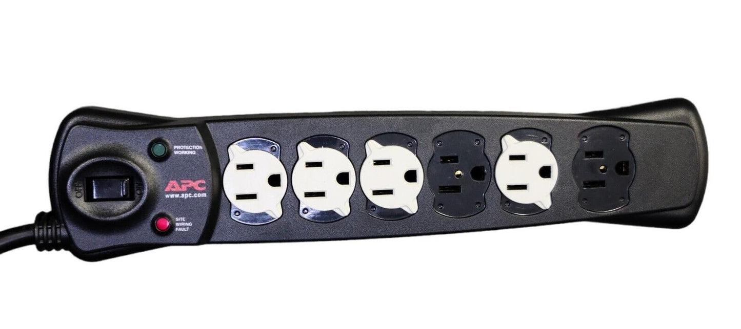 APC APC UL1449 P6B 6 Outlet Essential SurgeArrest Surge Protector