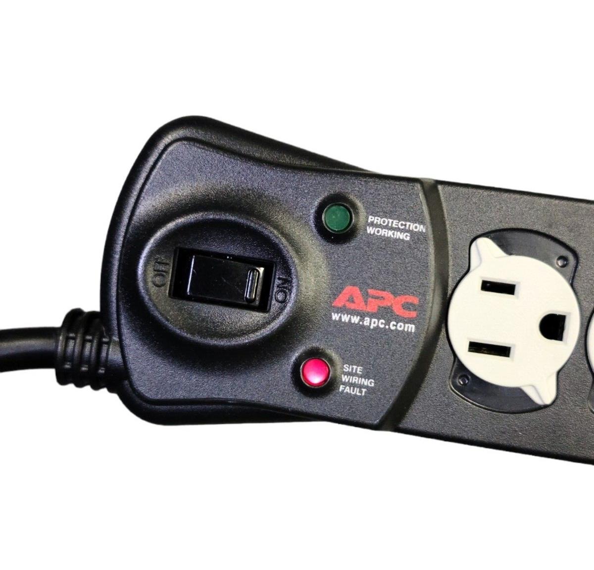 APC APC UL1449 P6B 6 Outlet Essential SurgeArrest Surge Protector