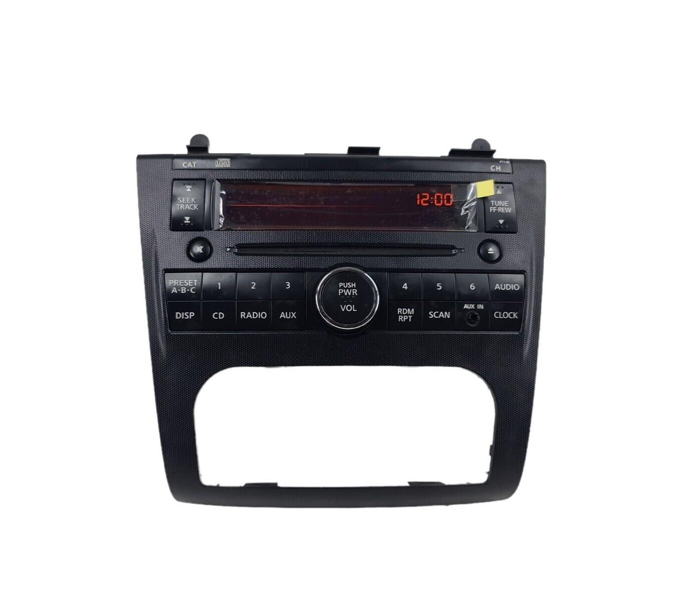 2007 Nissan Altima 28185-JA010 Radio CD AUX Player CQ-JN2661XC MX406696