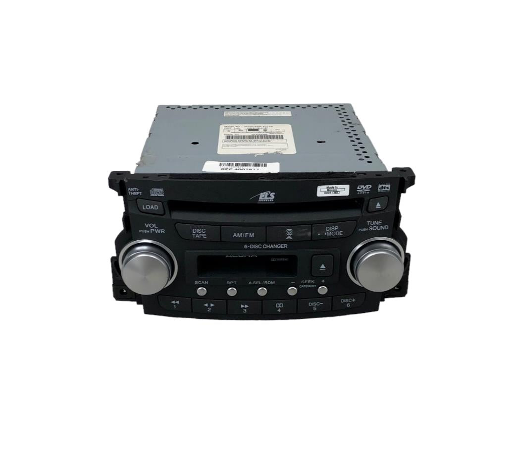 2007-2008 Acura Tl Am Fm Cd Player Radio Receiver NMA79