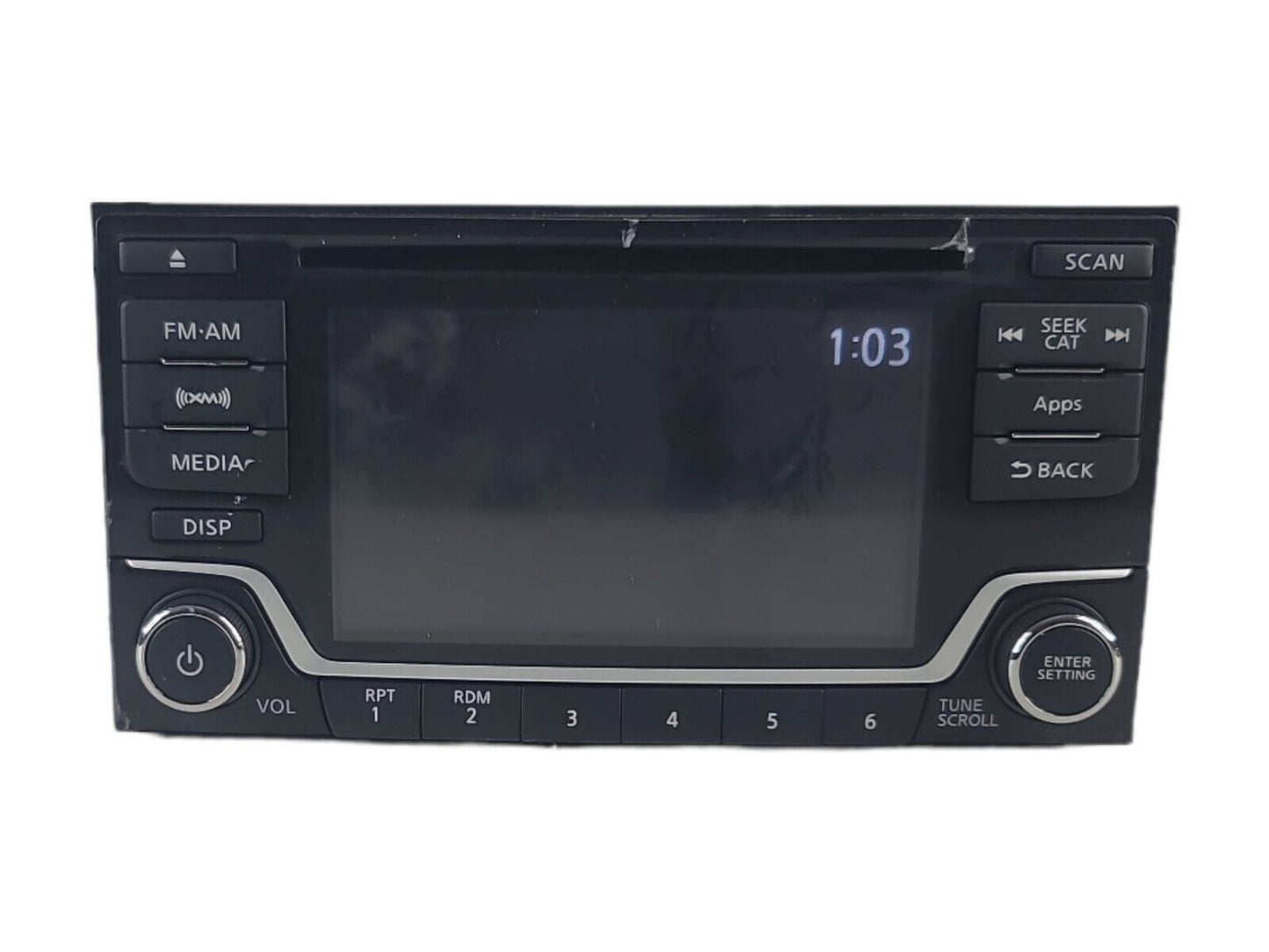 2015-2016 Nissan Versa Radio AM FM XM MP3 CD Player 281859MB1A OEM  CQ-FN85E1GX