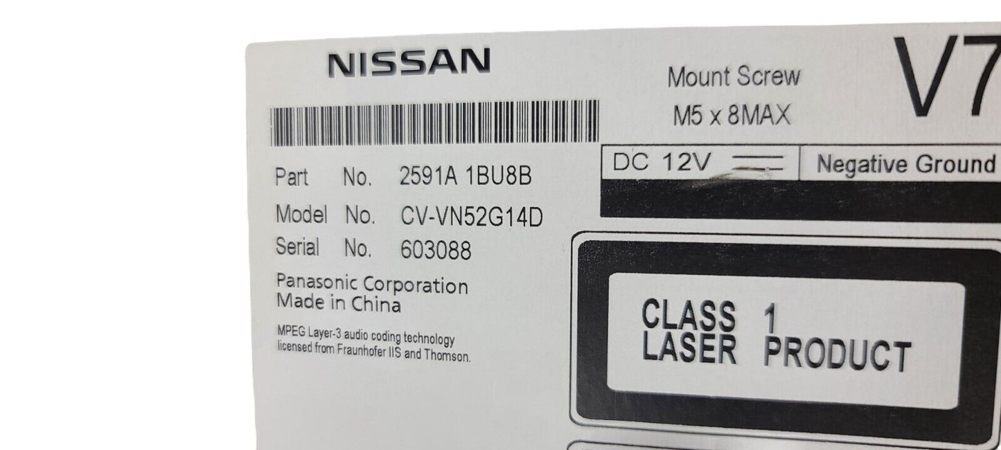 New Nissan 2591A-1BU8 GPS navigation Nav CD Radio