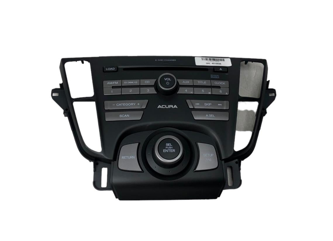 2010-2013 Acura TL AM FM CD Player Receiver 6-Compact Disc Changer Only No Radio