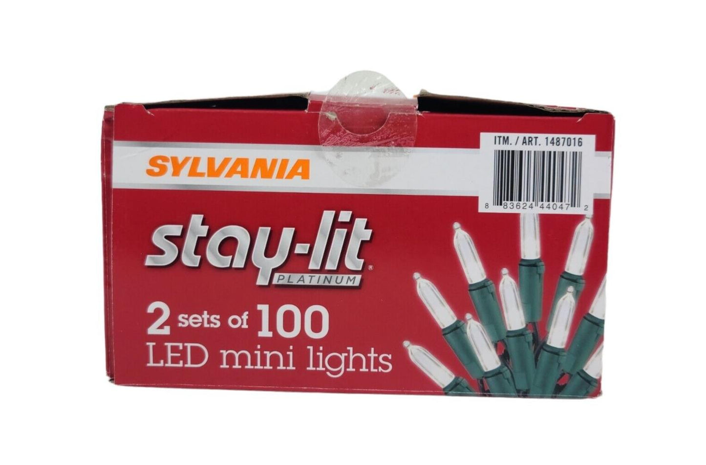 SYLVANIA LED Mini Lights PURE WHITE Stay-Lit PLATINUM