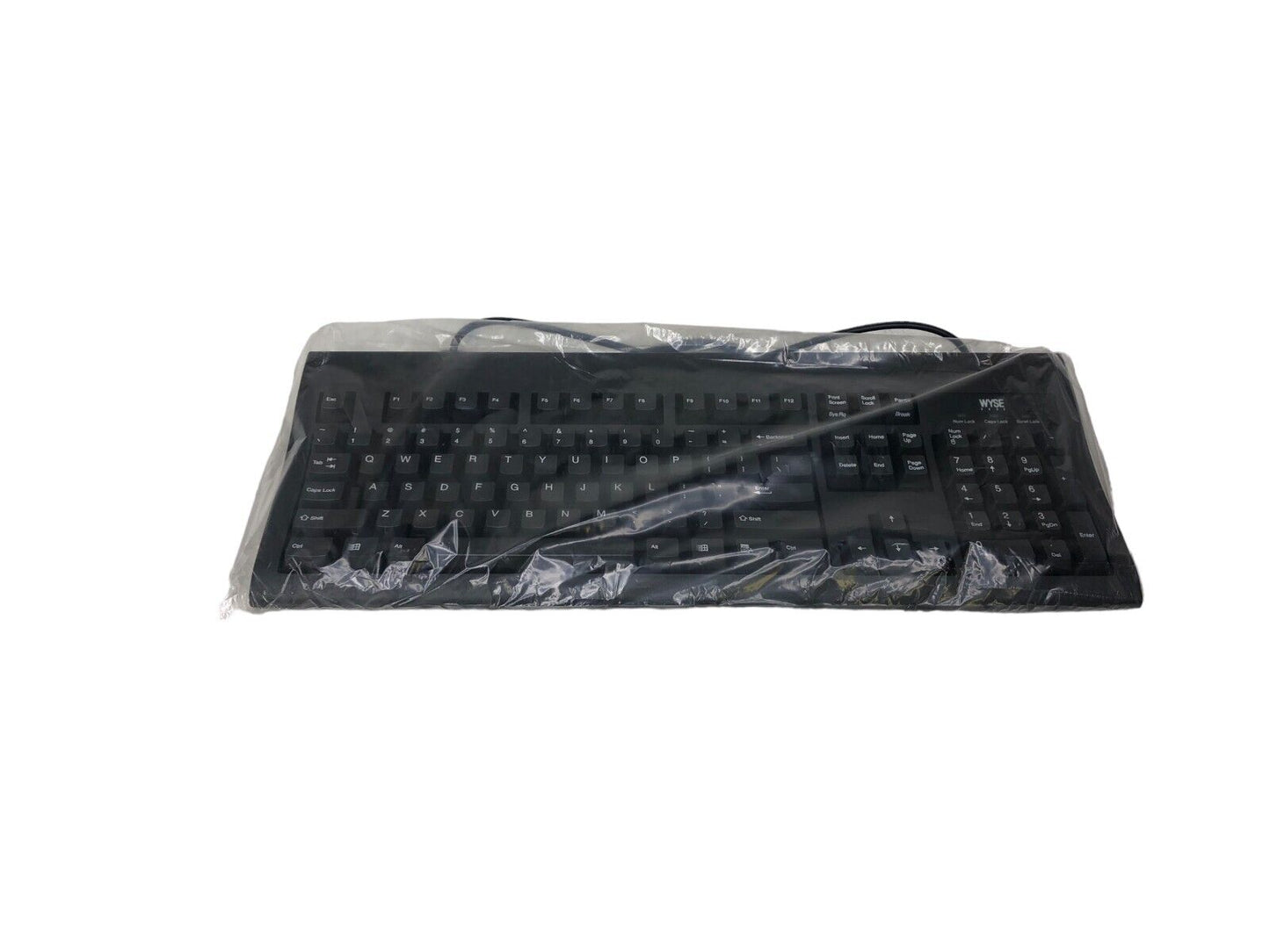 Wyse 901716-06L KU-8933 Black Wired USB QWERTY Keyboard