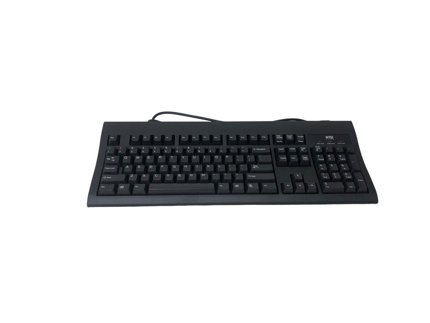 Wyse 901716-06L KU-8933 Black Wired USB QWERTY Keyboard