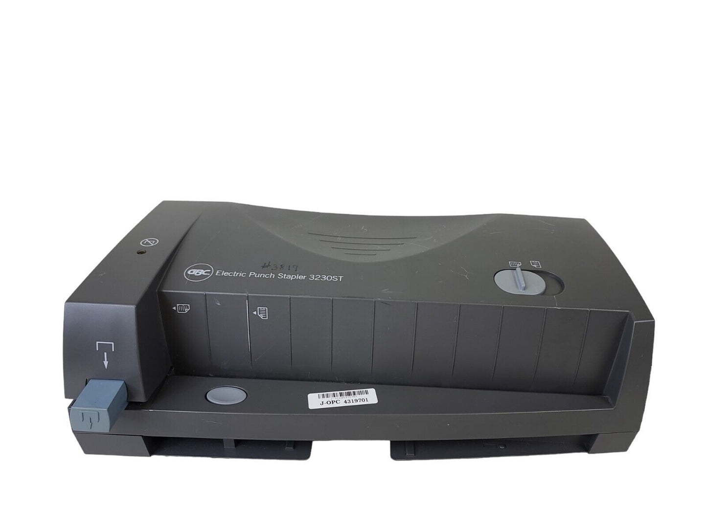 GBC 3230ST Electric Punch/Stapler Kit - 3 Punch Head 24 Sheet Dark Gray