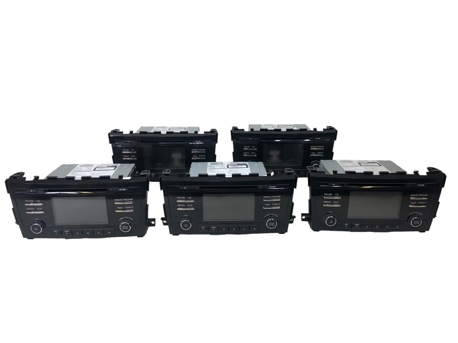 Lot of 5 2015 NISSAN ALTIMA SEDAN RADIO RECEIVER 28185 3TN1B CQ-JN23E1GX