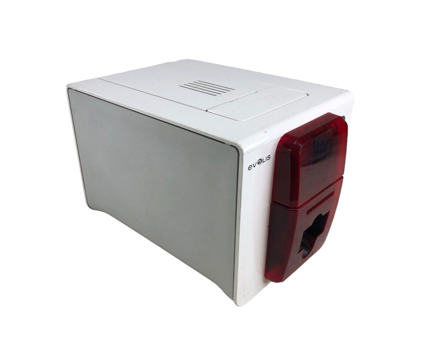 Evolis Zenius Classic ID Card Printer Single Sided USB Red Trim ZN1H0000RS