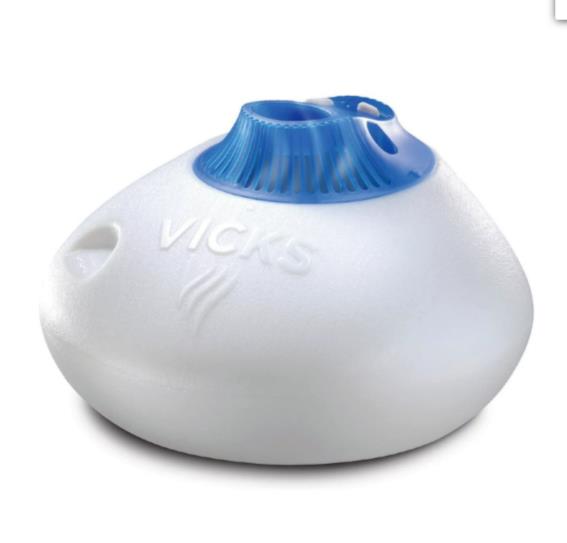 Vicks Warm Steam Vaporizer Filter Free 1.5 Gallon Capacity for Medium Large Room