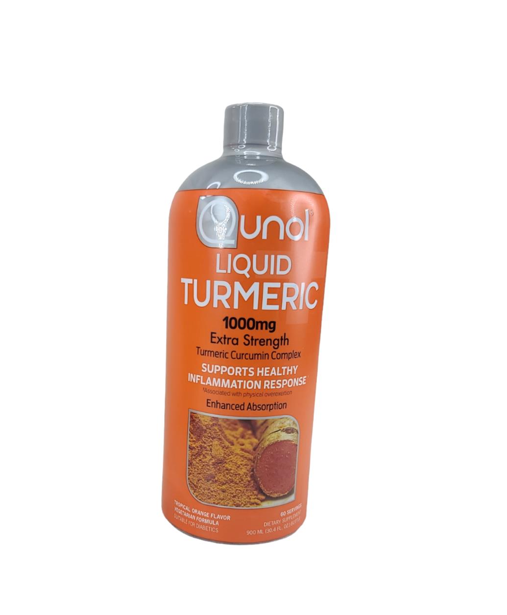 Qunol Liquid Turmeric Curcumin with Bioperine 1000mg 60 Servings 30.4 FlOz