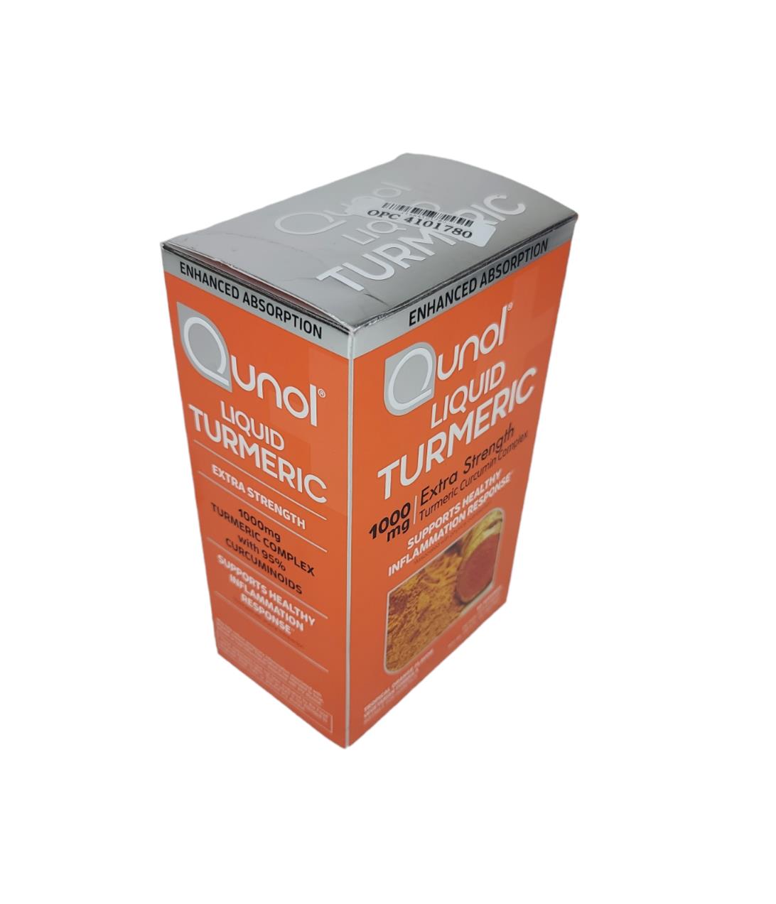 Qunol Liquid Turmeric Curcumin with Bioperine 1000mg 60 Servings 30.4 FlOz