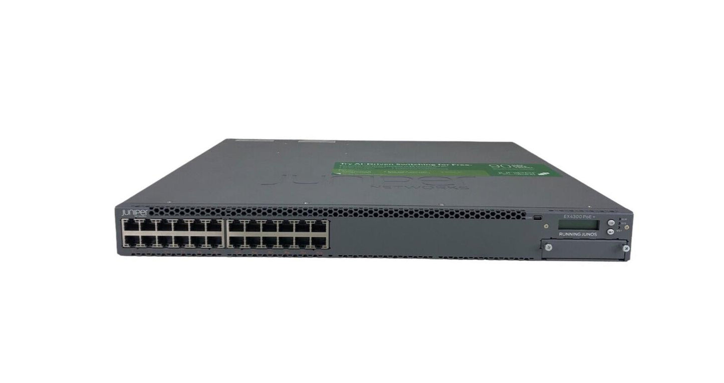 Juniper Networks EX4300-24P 48 Port 1G PoE+ Single PSU  NEW