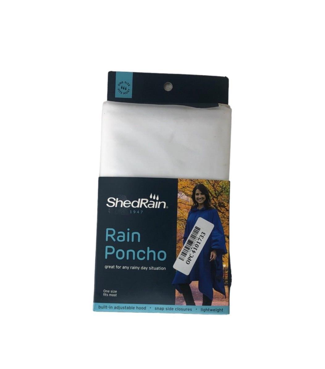 Lot Of 2 ShedRain Rain Essentials Adult Poncho Shed Rain Clear