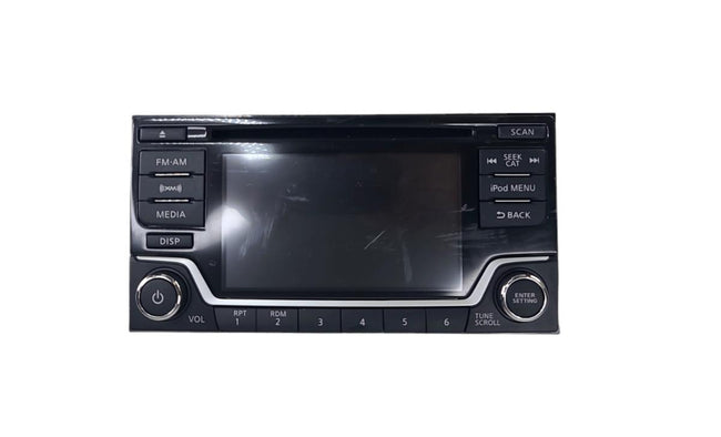 2017-18 Nissan 28185-4NS0A AM FM CD Radio Receiver Display Unit CV-CN26N5FX