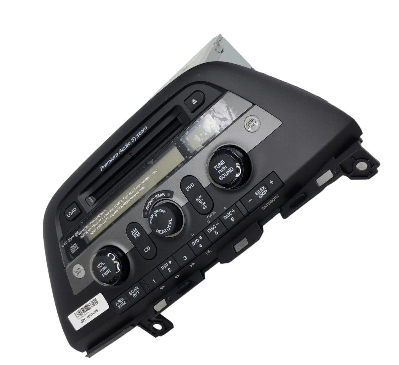 2005-2010 Honda Odyssey RADIO  AM FM XM 6 Disc CD MP3 Player 39100-SHJ-X320