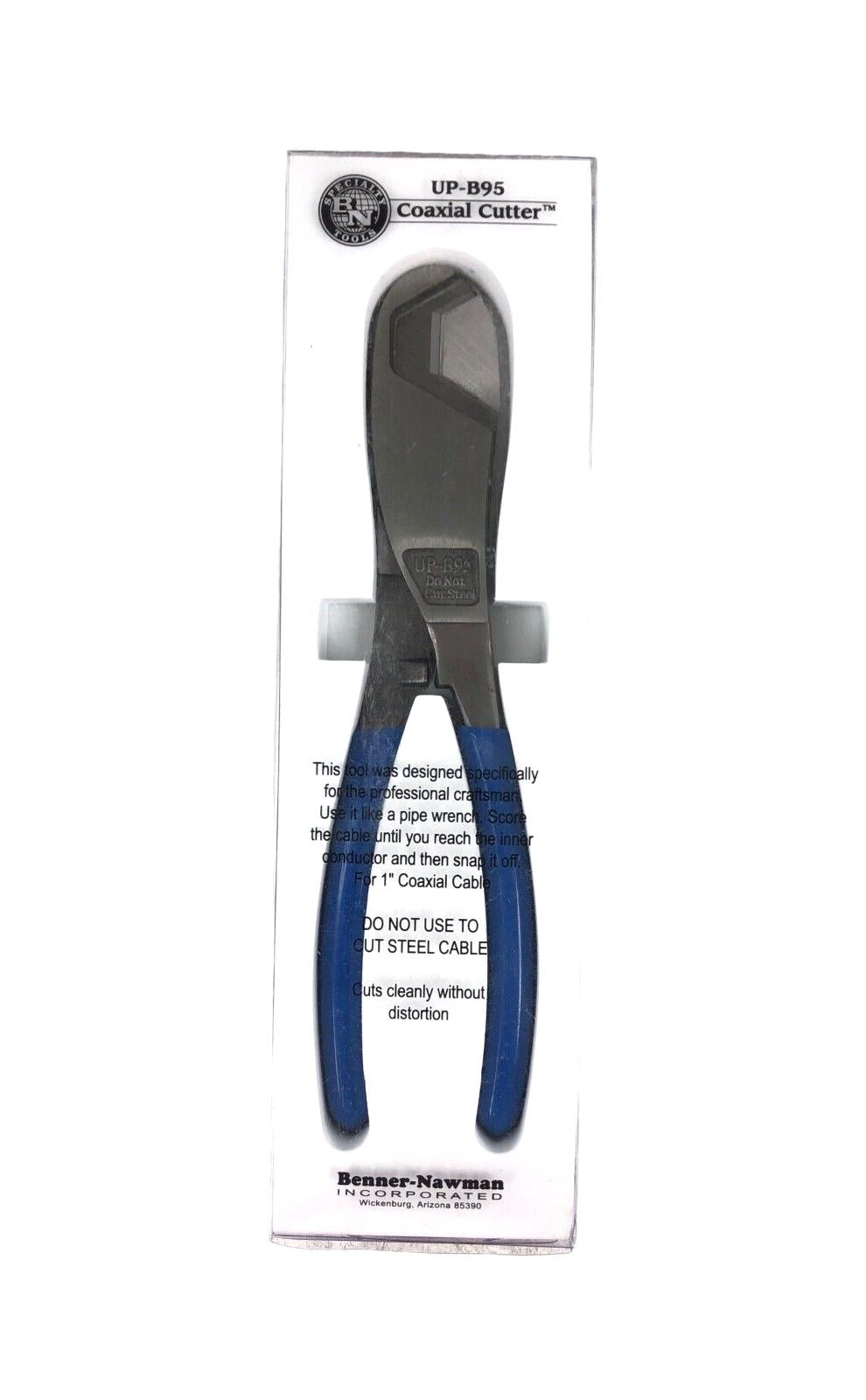 Benner-Nawman UP-B95 Coax Cutter 1-Inch Blue New