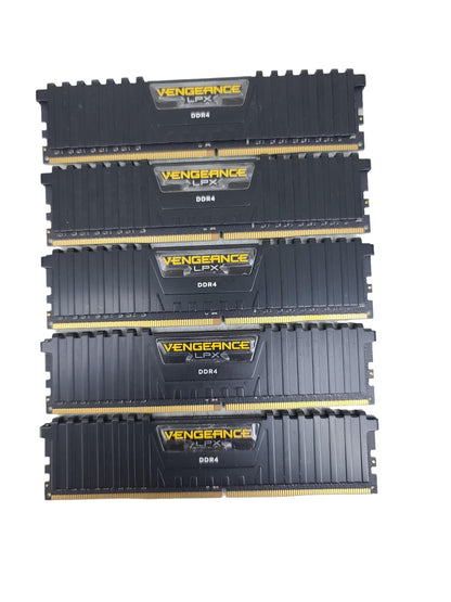 Lot Of 5 Consair Vengeance LPX DDR2 32GB CMK32GX4M4A2400C16