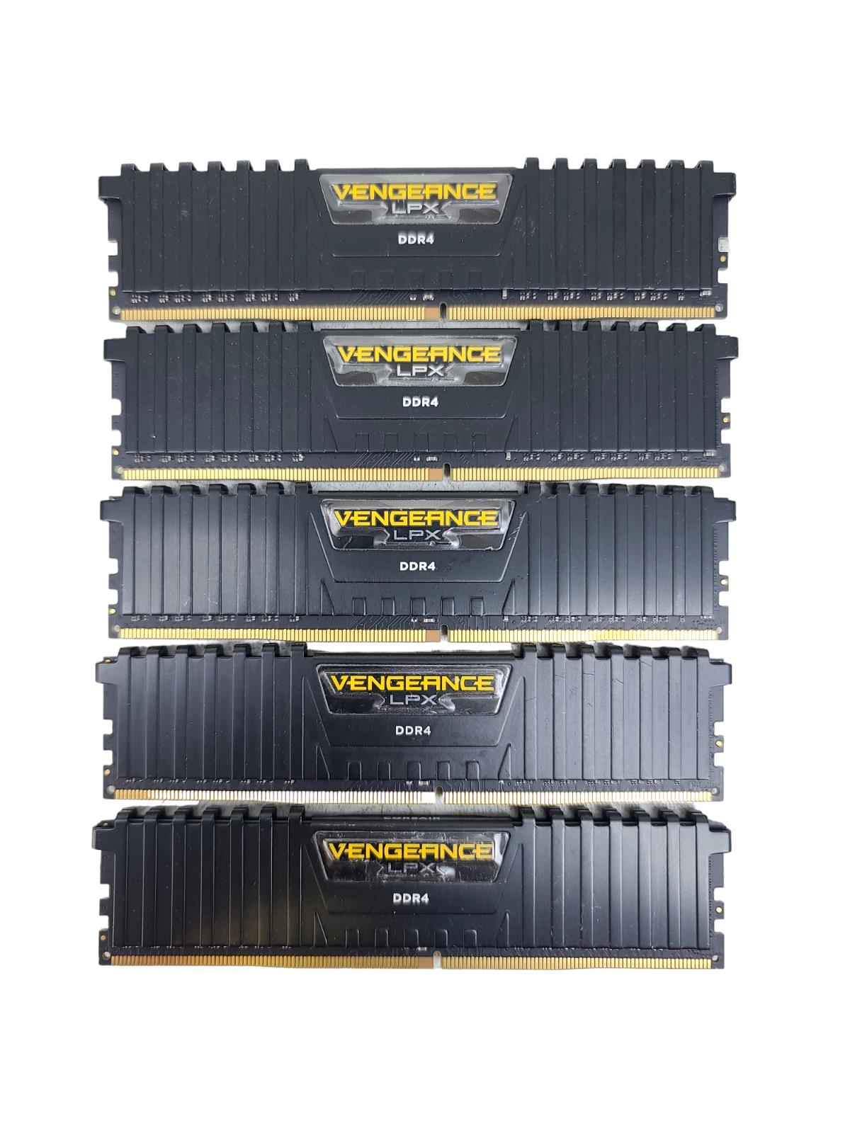 Lot Of 5 Consair Vengeance LPX DDR2 32GB CMK32GX4M4A2400C16