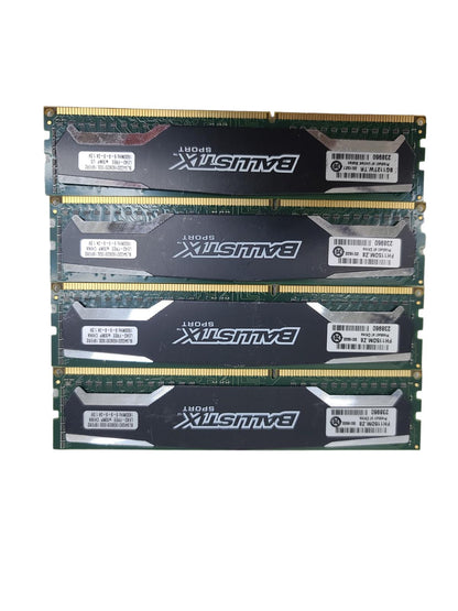 Crucial Ballistix Sport BLS4G3D1609DS1S00.16FER2 DDR3 PC3-12800u 4 x 4GB (16GB)