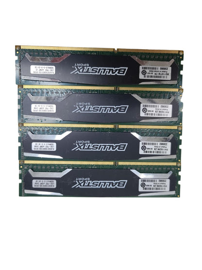 Crucial Ballistix Sport BLS4G3D1609DS1S00.16FER2 DDR3 PC3-12800u 4 x 4GB (16GB)