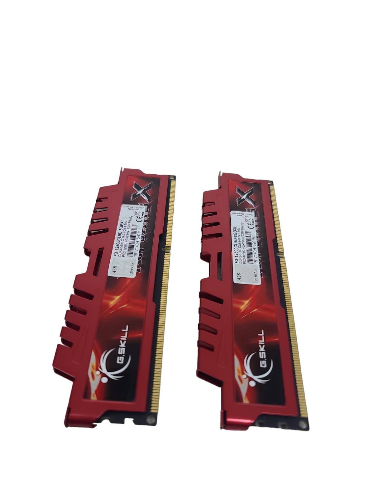 G.Skill Ripjaws X 8GB (2x4GB) DDR3 RAM 1600MHz F3-12800CL9S-8GBXL Intel XMP