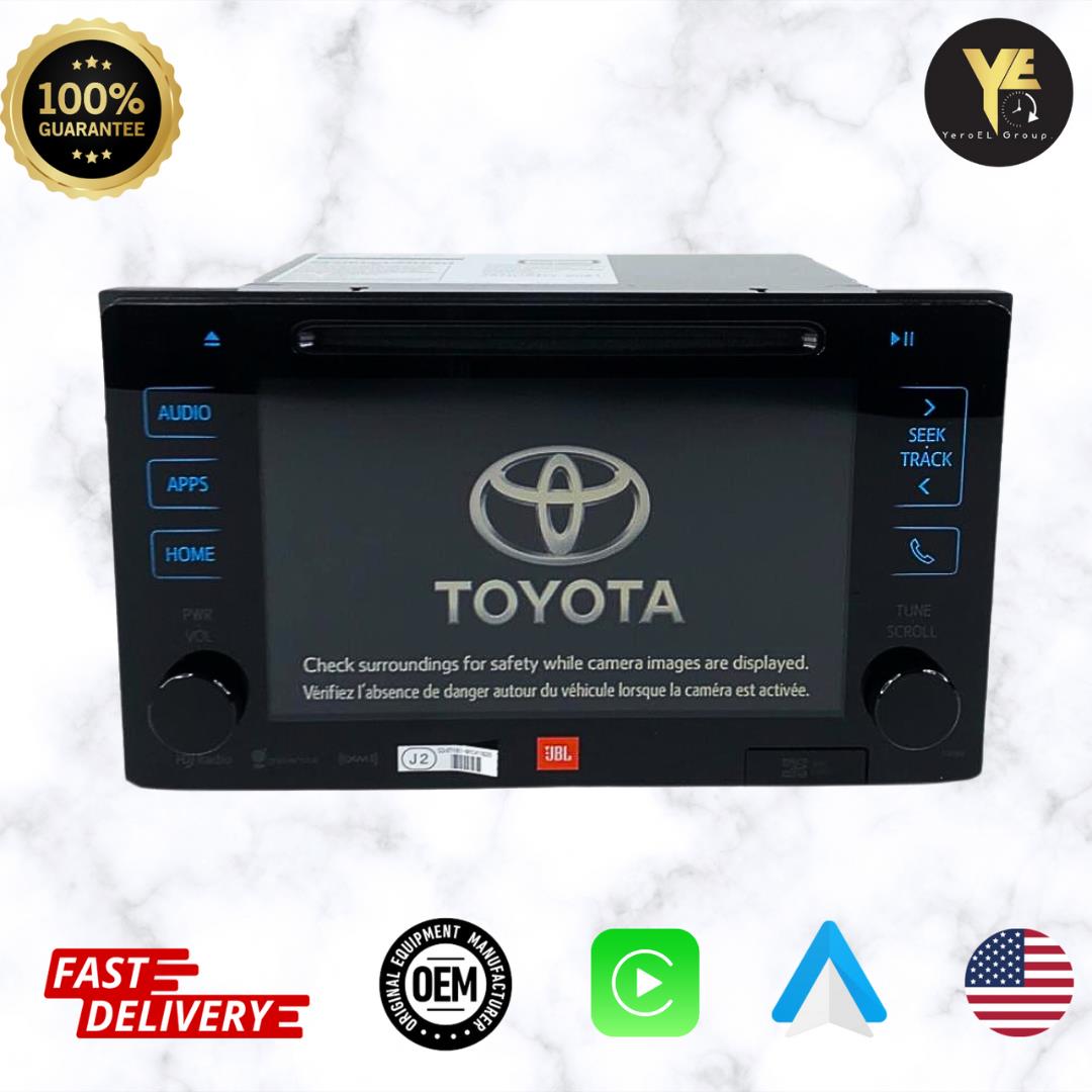 2016-2019 Toyota Tacoma JBL Navigation Radio Display Receiver 86100-04173 OEM