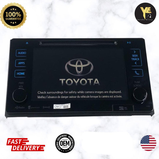 Toyota Tacoma Entune Premium Navigation Radio Fits 2016-2019, Model 86100-04163