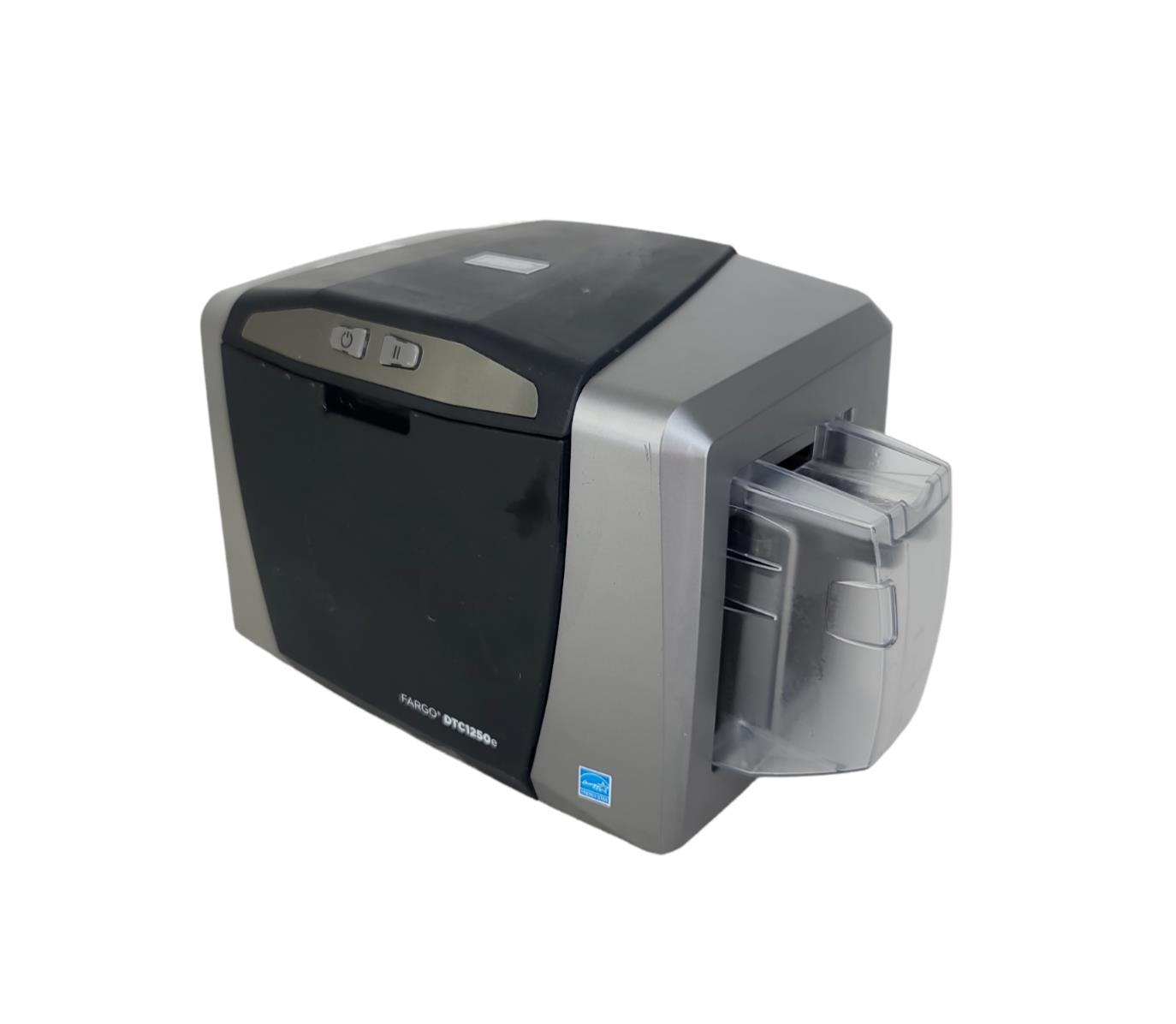 Fargo DTC1250e ID Card Thermal Printer Power On