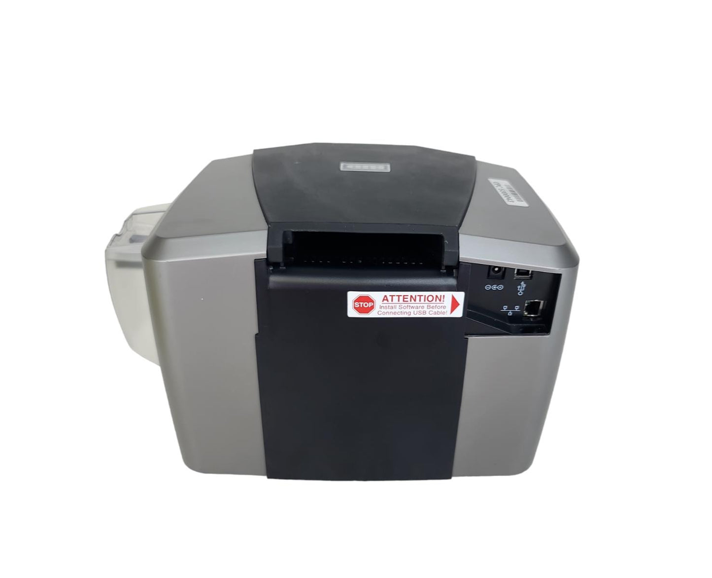 Fargo DTC1250e ID Card Thermal Printer Power On