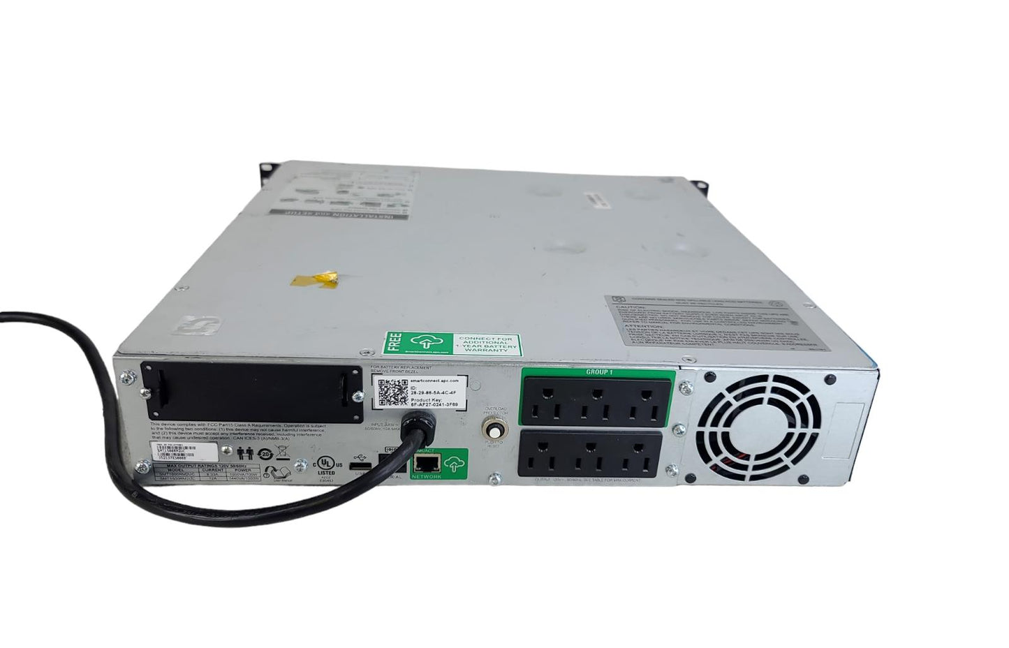 APC SMT1000RM2U Uninterruptible Power Supply