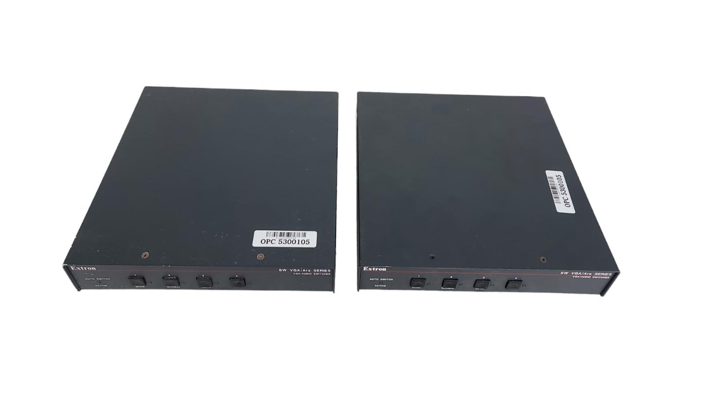Lot Of 2 Extron SW VGA/Ars Series VGA/Audio Switcher