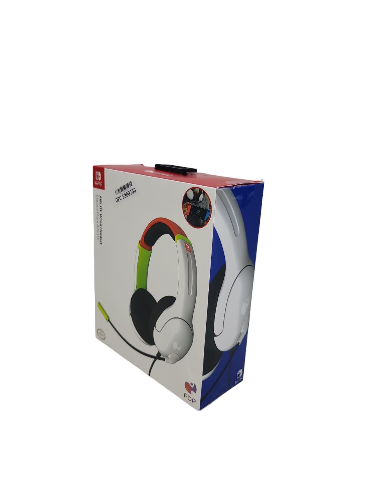 PDP LVL40 Green/Red Over the Ear Wired Gaming Headset for Nintendo Switch