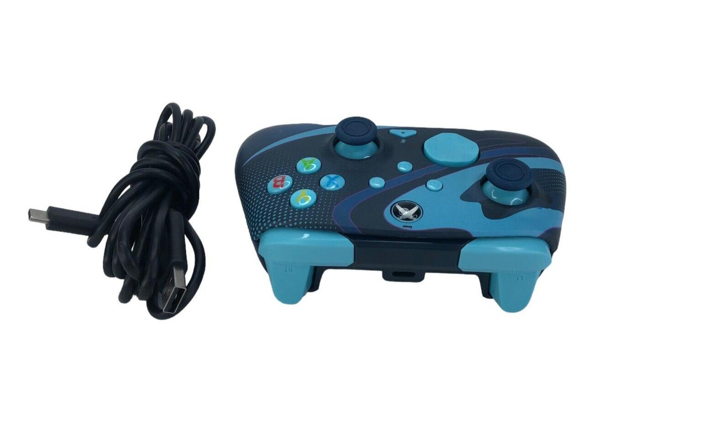 PDP REMATCH GLOW Wired Controller for Xbox Series X|S/Xbox One - Blue Tide New