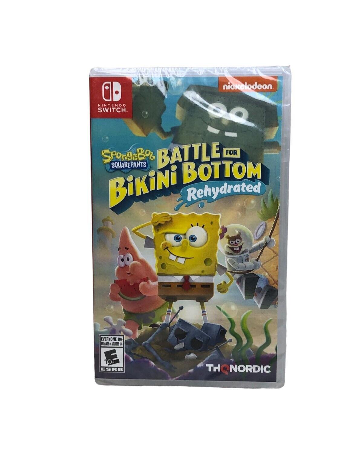 Spongebob Squarepants Battle for Bikini Bottom Rehydrated Nintendo Switch New