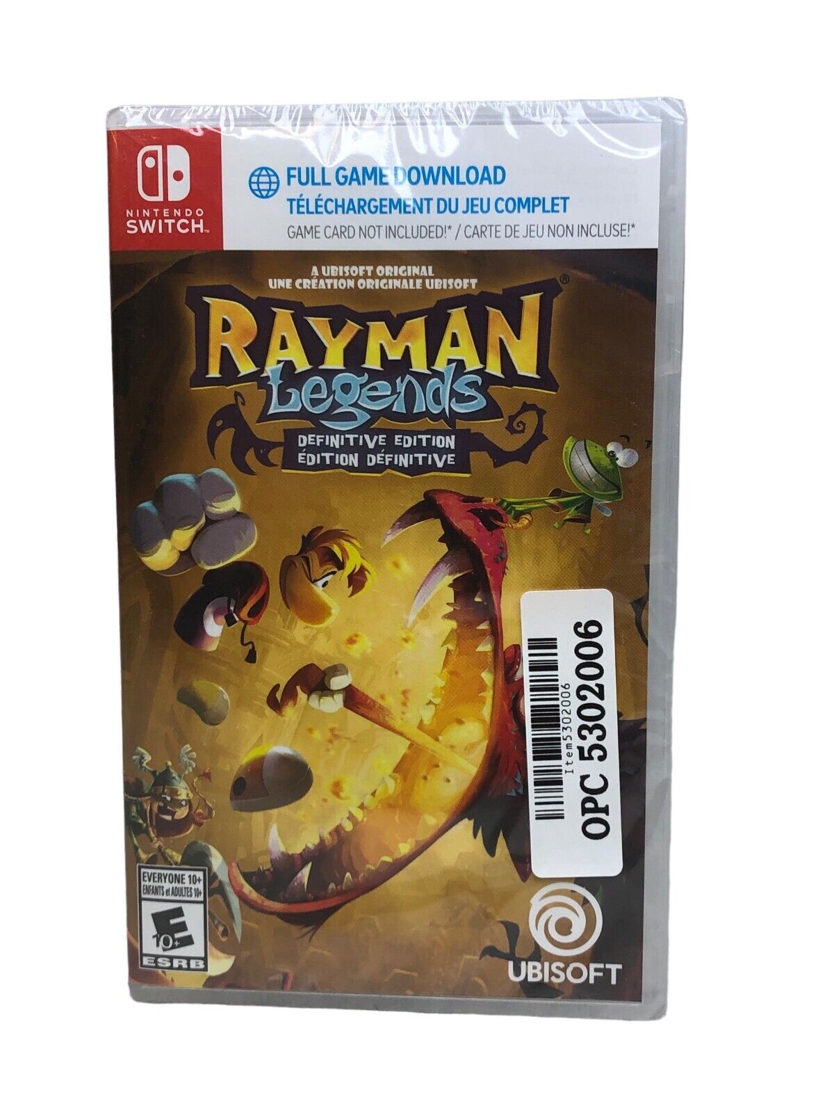 NEW - SWITCH - Rayman Legends (Code In Box) - Nintendo Switch